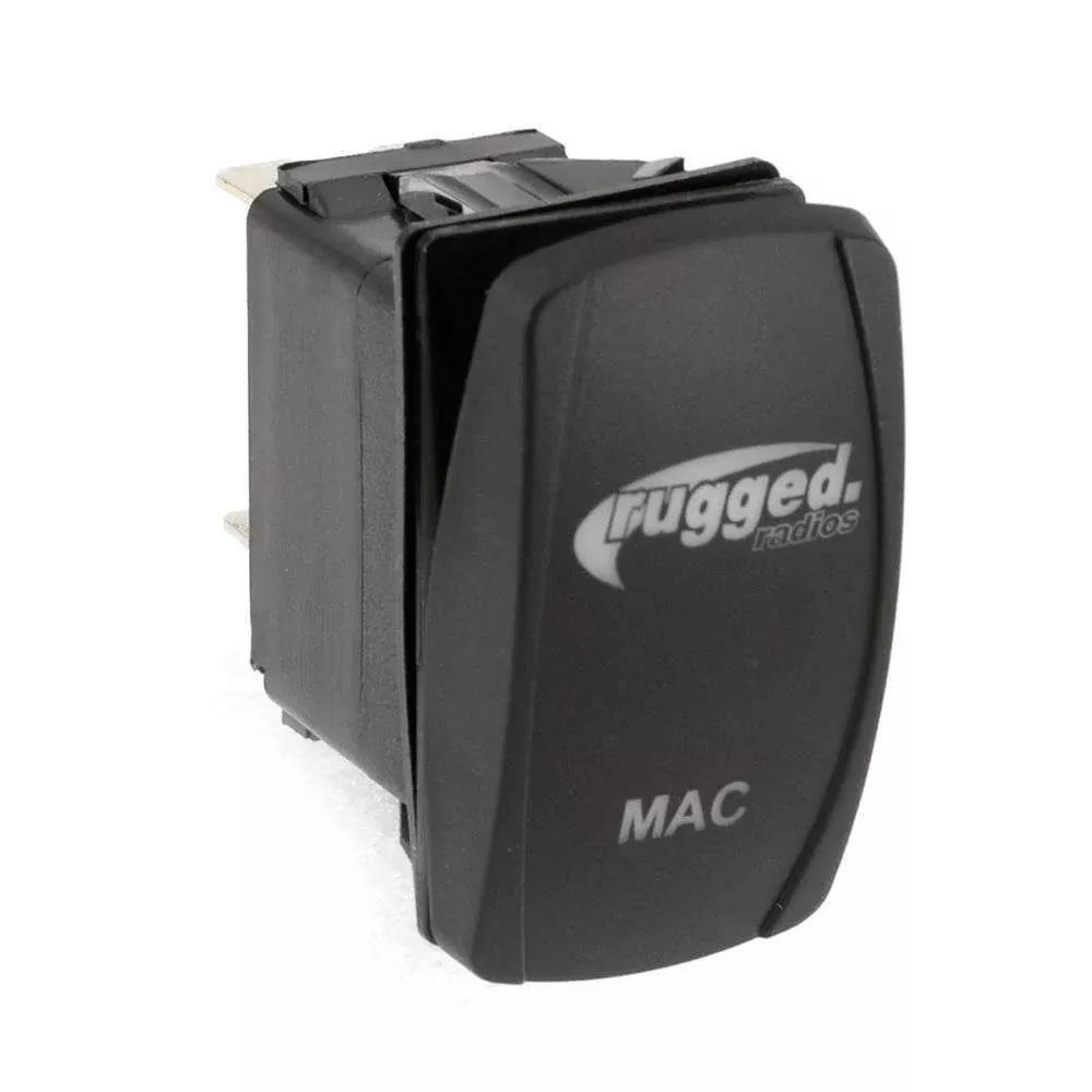 Rugged Radios Waterproof Rocker Switch for MAC Helmet Air Pumpers SW-RS-MAC