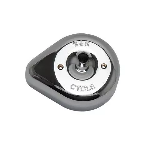S&S 170-0530 Chrome Stealth Teardrop Air Cleaner Cover Harley M8