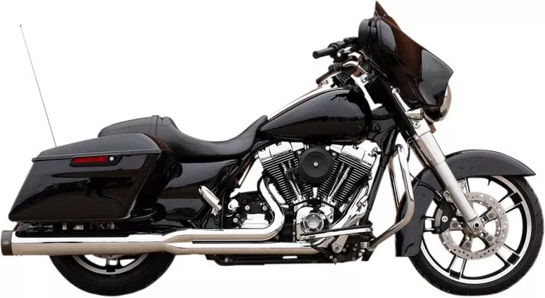 S&S 550-0776 Sidewinder 2-1 Full Exhaust System Chrome Harley FL 95-16