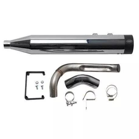 S&S 550-0829 Shadow Ghost Pipe for Sidewinder 2-1 Chrome 09-19 Harley FL Touring