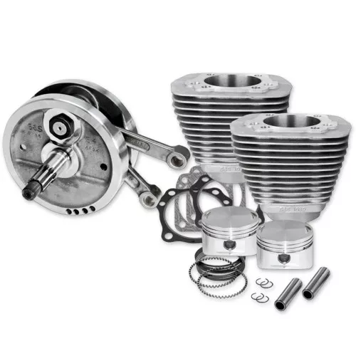 S&S 96" Sidewinder Big Bore Kit for 1984-1999 Harley Big Twins - Natural