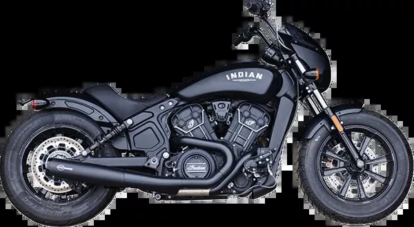 S&S Cycle 2-Into-1 Grand National Exhaust System – Black – Race Only