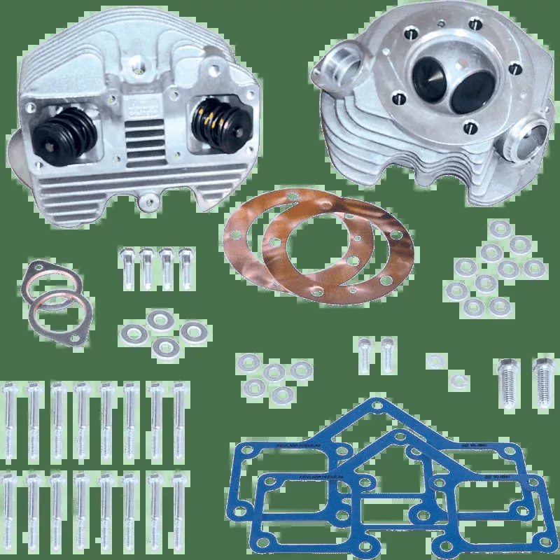 S&S Cycle 66-78 B/T Sinplug NAT 3.5" CYL Heads PR