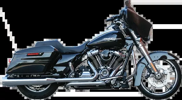 S&S Cycle El Dorado Dual Exhaust System - Chrome - Chrome Tracer