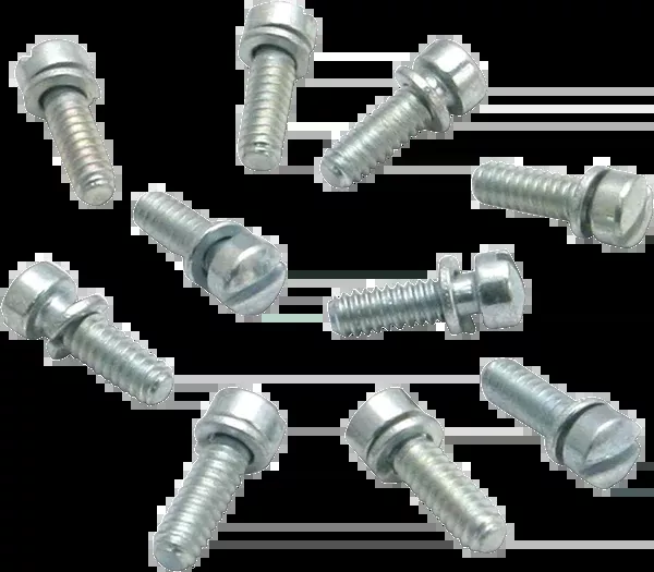 S&S Cycle Float Bowl Slotted Screws - Super B/E/G - 10 Pack