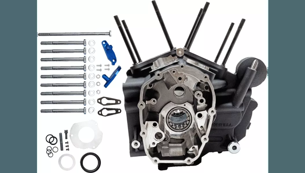 S&S Cycle MK-Series Engine Cases for '17-Up Harley Davidson Touring Models