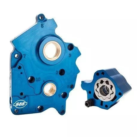 S&S Cycle Oil Pump and Cam Support Plate Kit for '17-Up Harley Davidson Milwaukee Eight Engines