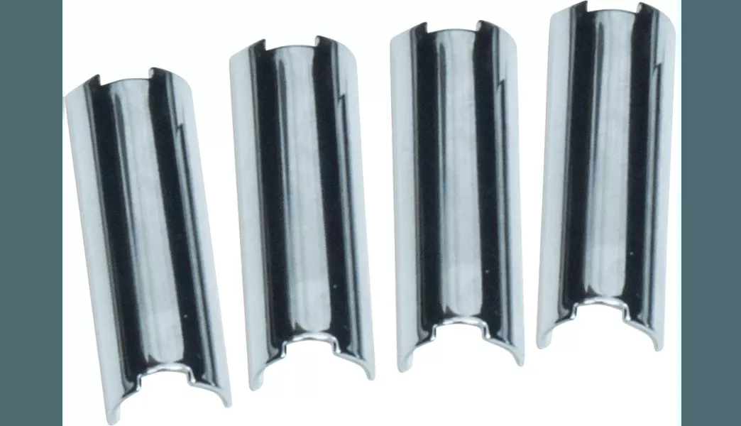 S&S Cycle Push Rod Keepers Kit for '17-21 M-Eight Harley Davidson - Chrome 2.200"