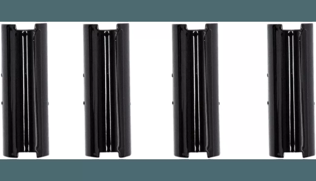 S&S Cycle Pushrod Cover Tube Keepers for Harley Davidson Milwaukee Eight Engines - Gloss Black