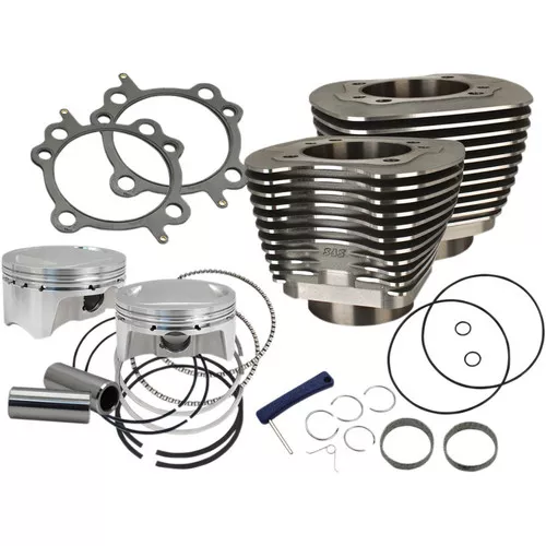 S&S Sidewinder 4" Big Bore Kit 100" for 1999-2006 Harley Twin Cam - Black