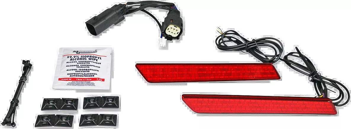 Saddlebag Latch Lights - SS6 - Red