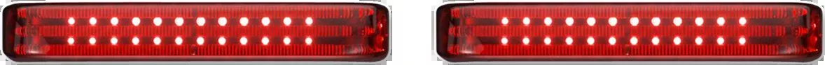 Saddlebag LED Lights - Sequential - Black/Red