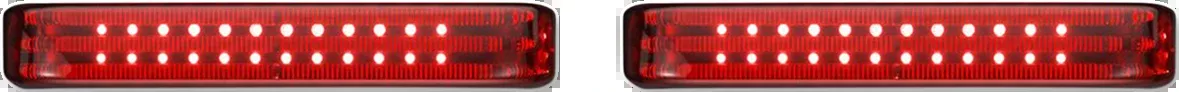 Saddlebag LED Lights - Sequential - Chrome/Red