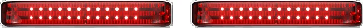 Saddlebag Lights - BCM - Chrome/Red