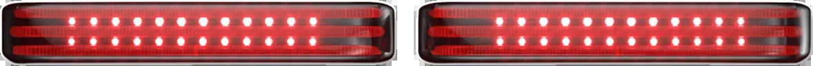Saddlebag Lights - SS6 - Black/Smoke