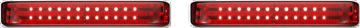 Saddlebag Lights - SS6 - Chrome/Red