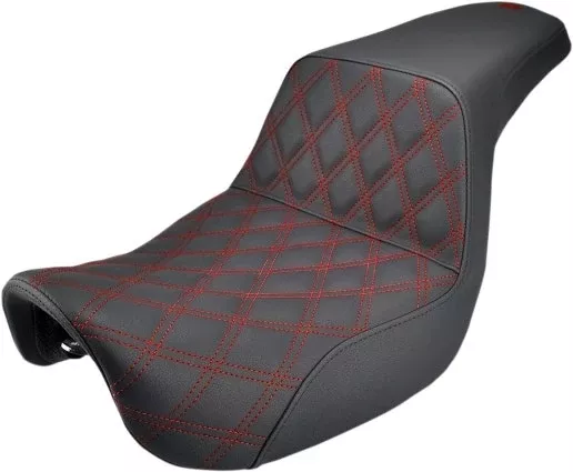 Saddlemen 806-04-172RD Black Step Up Full LS Seat Harley Dyna FXDWG FLD 06-17