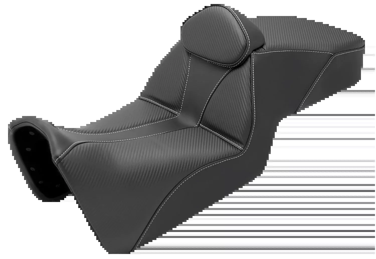 Saddlemen Adventure Tour Seat - Low - w/ Backrest - Black - Pan Am '21-'24 - 821-34-201BR