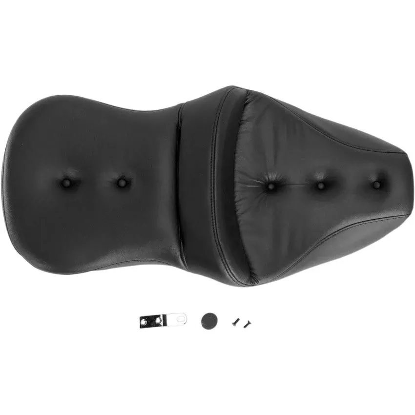Saddlemen Black Pillow Top Roadsofa Seat W/O Backrest Harley 99-07 FLHR/FLHX