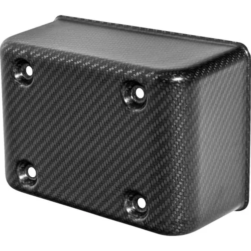 Saddlemen Carbon Fiber Fuse Box Cover for Harley Dyna - Matte