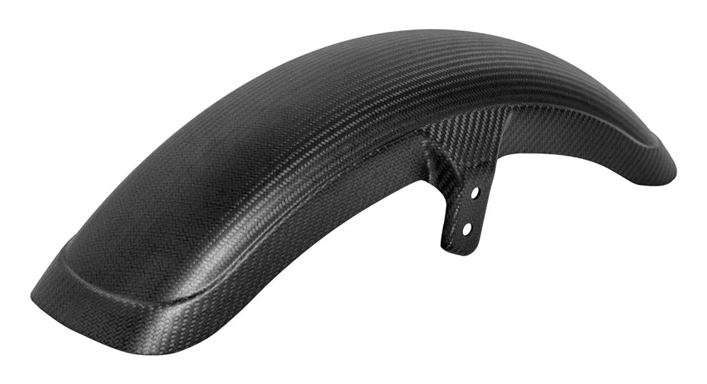 Saddlemen Carbon Fiber Mid Glide 19" Front Fender For Harley Softail / Dyna 2006-2026