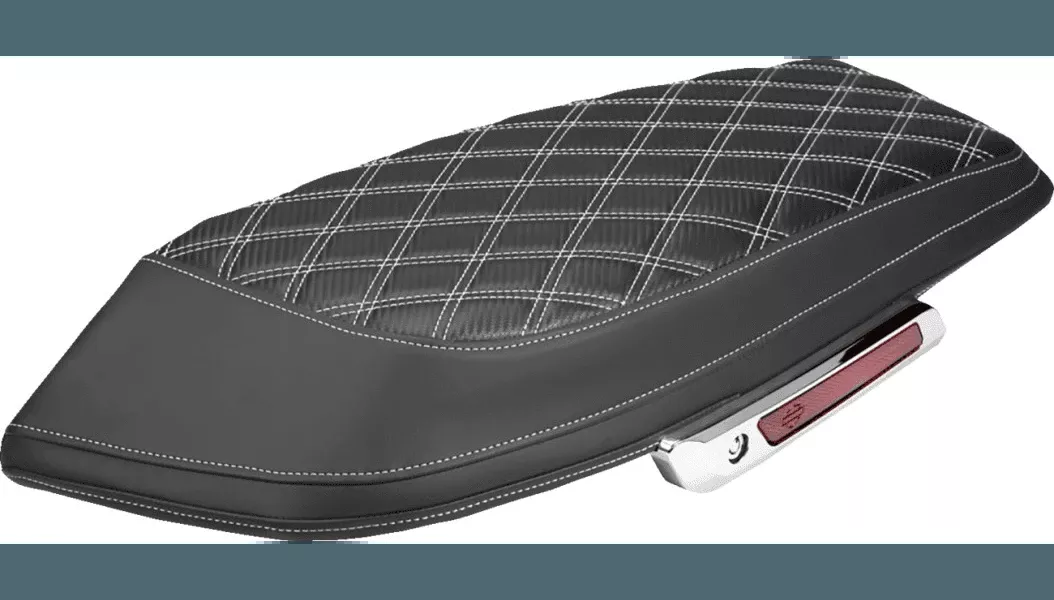 Saddlemen Carbon Fiber Saddlebag Lid Covers for '24-Up Harley Davidson Street Glide and Road Glide, '23-Up CVO FLHXSE, CVO FLTRXSE Models - Lattice Stitched (Select Stitching Color)
