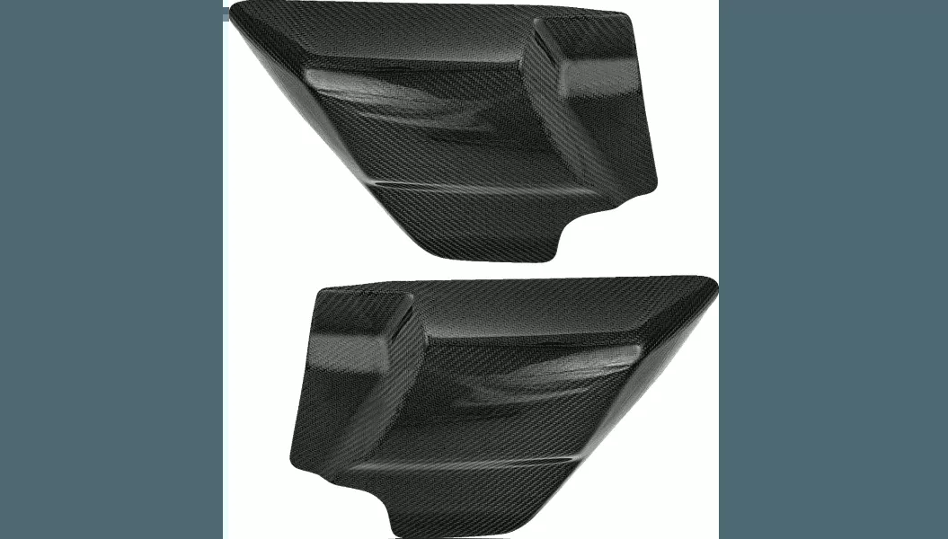 Saddlemen Carbon Fiber Side Covers for '09-23 Harley Davidson Touring Models - Gloss or Matte