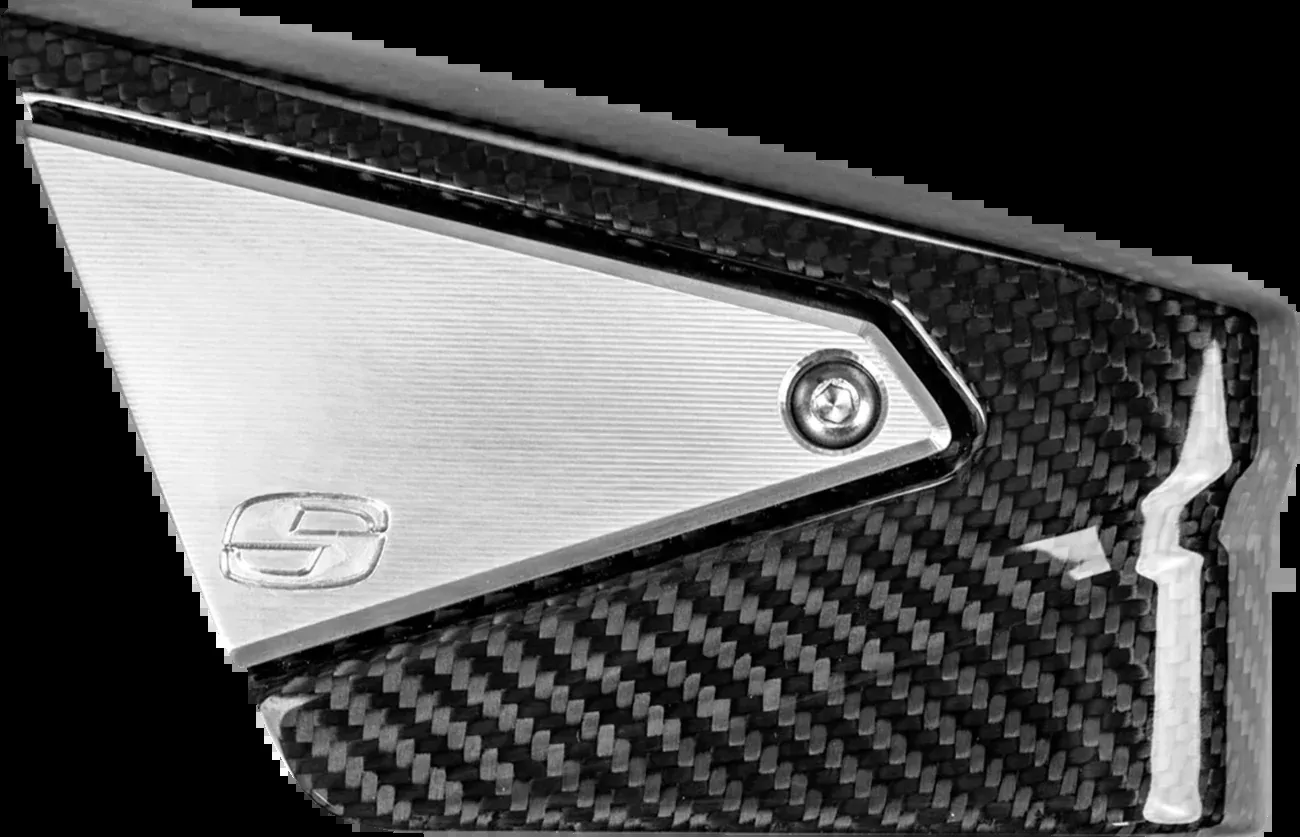 Saddlemen Coil Cover - Carbon Fiber - High Gloss Black - CF-8-0007