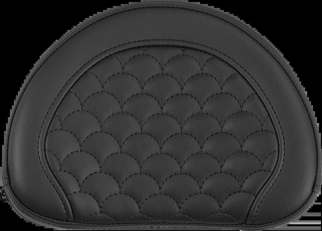 Saddlemen Contoured Sissy Bar Pad - Dragon Scale - Black Stitch - 2" Thick - 051320900