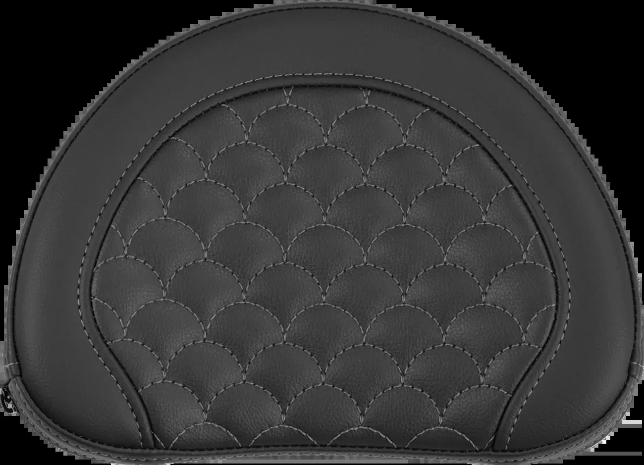 Saddlemen Contoured Sissy Bar Pad - Dragon Scale - Gray Stitch - 2" Thick - 051320902