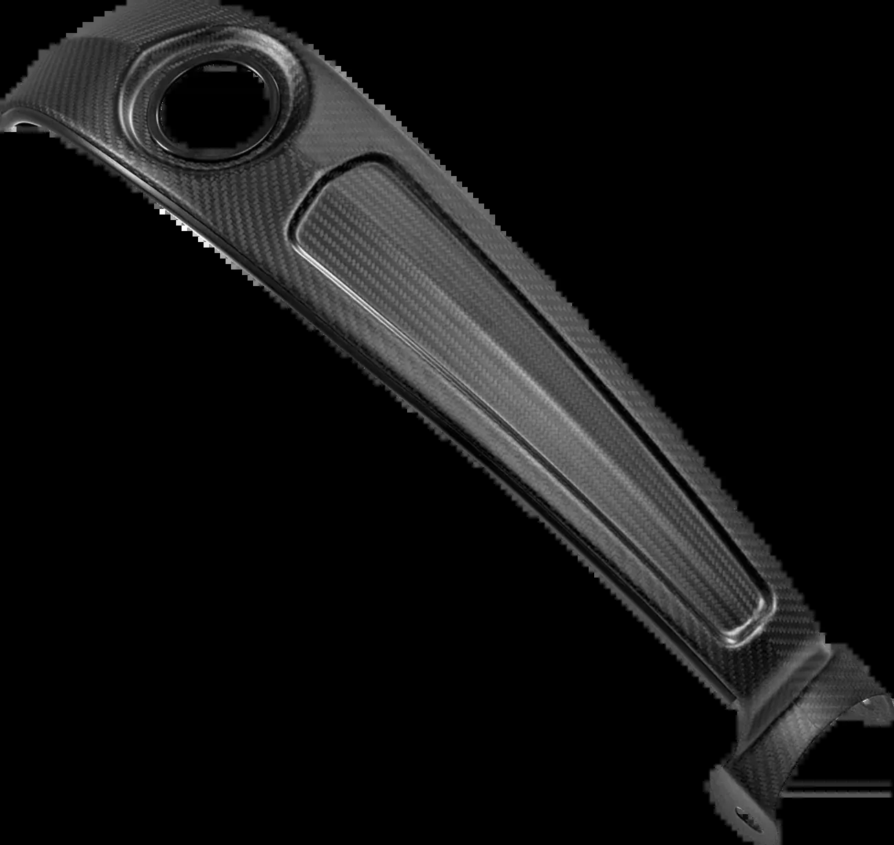 Saddlemen Dash Console - Center Fill - Carbon Fiber/Matte - Harley-Davidson - Softail - CF-818-30-002M