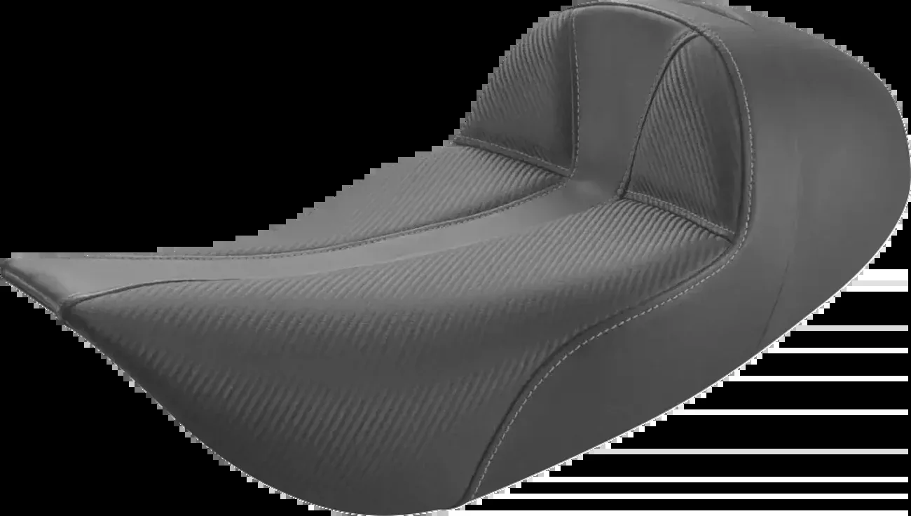 Saddlemen Dominator Solo Seat – Extended Reach – W/O Backrest – Black W/ Gray Stitching – FL ’08-’24