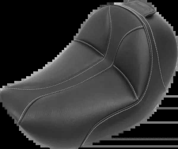 Saddlemen Dominator Solo Seat – W/O Backrest – Black W/ Gray Stitching – FL/FX ’06-’17