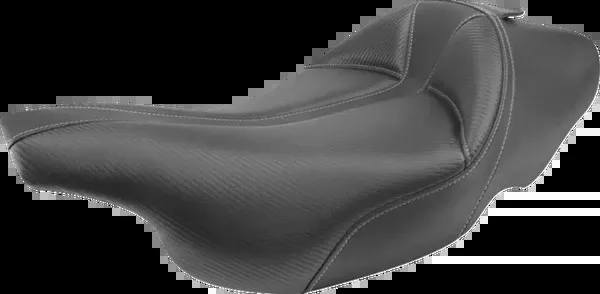 Saddlemen Dominator Solo Seat - W/O Backrest - Black W/ Gray Stitching - FLHT/FLTR '97-'07