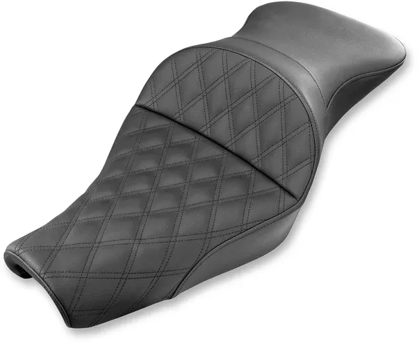 Saddlemen Explorer Seat - Lattice Stitched - 3.3 Gallon Tanks - XL '04-'20