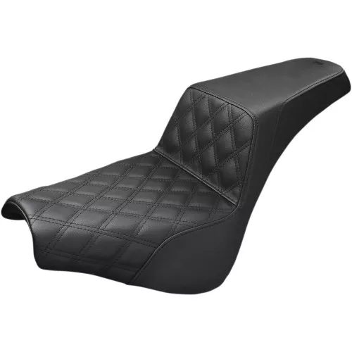 Saddlemen Front LS Step-Up Seat for 2018-2024 Harley FXST/FXBB - Black