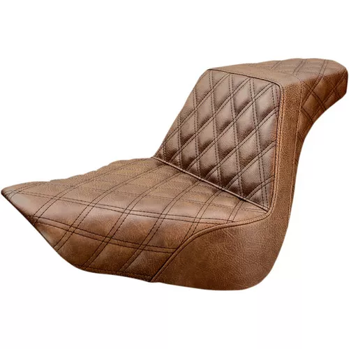 Saddlemen Full LS Step-Up Seat for 2018-2024 Harley Softail Fat Boy - Brown