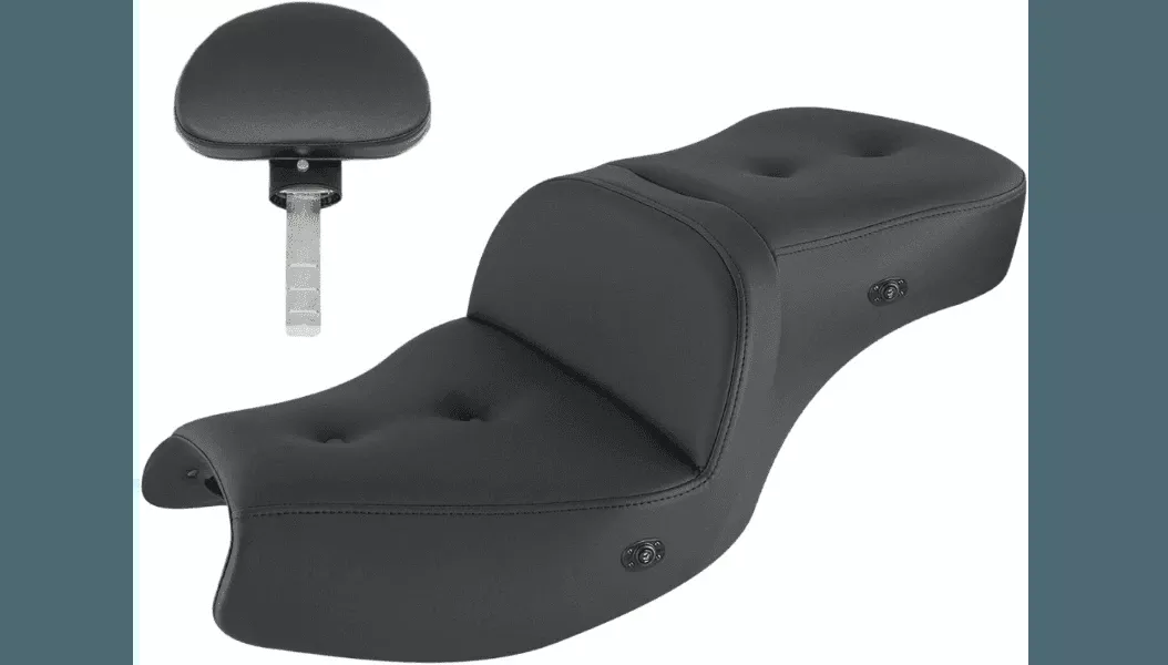 Saddlemen Heated Roadsofa PT Seat with Driver Backrest for '20-23 Indian Challenger/Pursuit Models