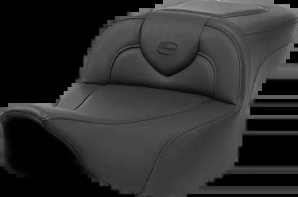 Saddlemen Heated RoadSofa™ Seat - Extended Reach - Smooth - W/O Backrest - FLT/FLH ’23-‘24