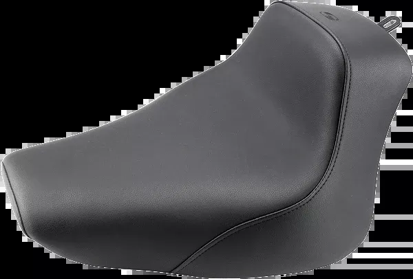 Saddlemen Heels Down Solo Seat - Without Backrest - Plain - Black