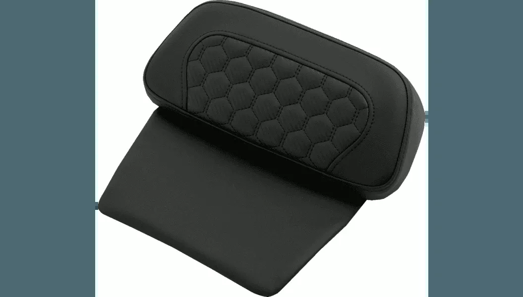 Saddlemen Honeycomb Backrest for '14-24 Harley Davidson Touring Models with Chopped Tour Paks (Select Stitching Color)