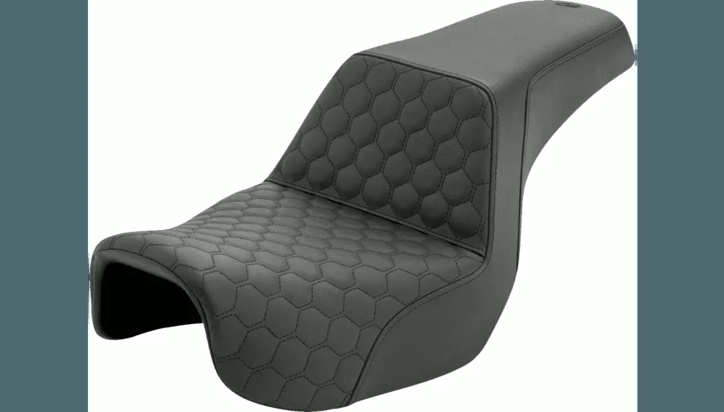 Saddlemen Honeycomb Step-Up Seat for '06-17 Harley Davidson Dyna Models
