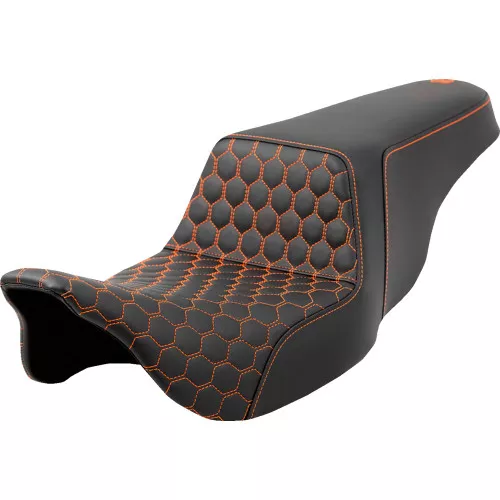 Saddlemen Honeycomb Step-Up Seat for 2008-2023 Harley Touring - Colors