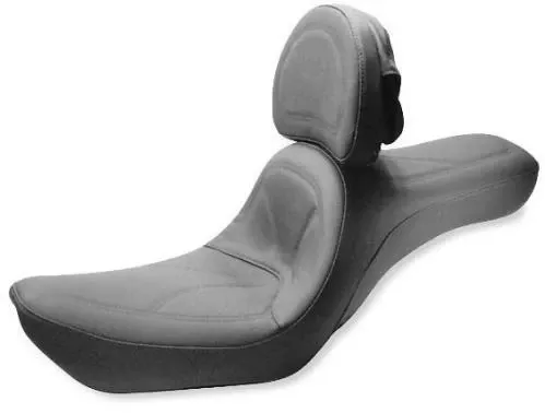 Saddlemen King Seat for '04-05FXDWG -with Driver Backrest 1