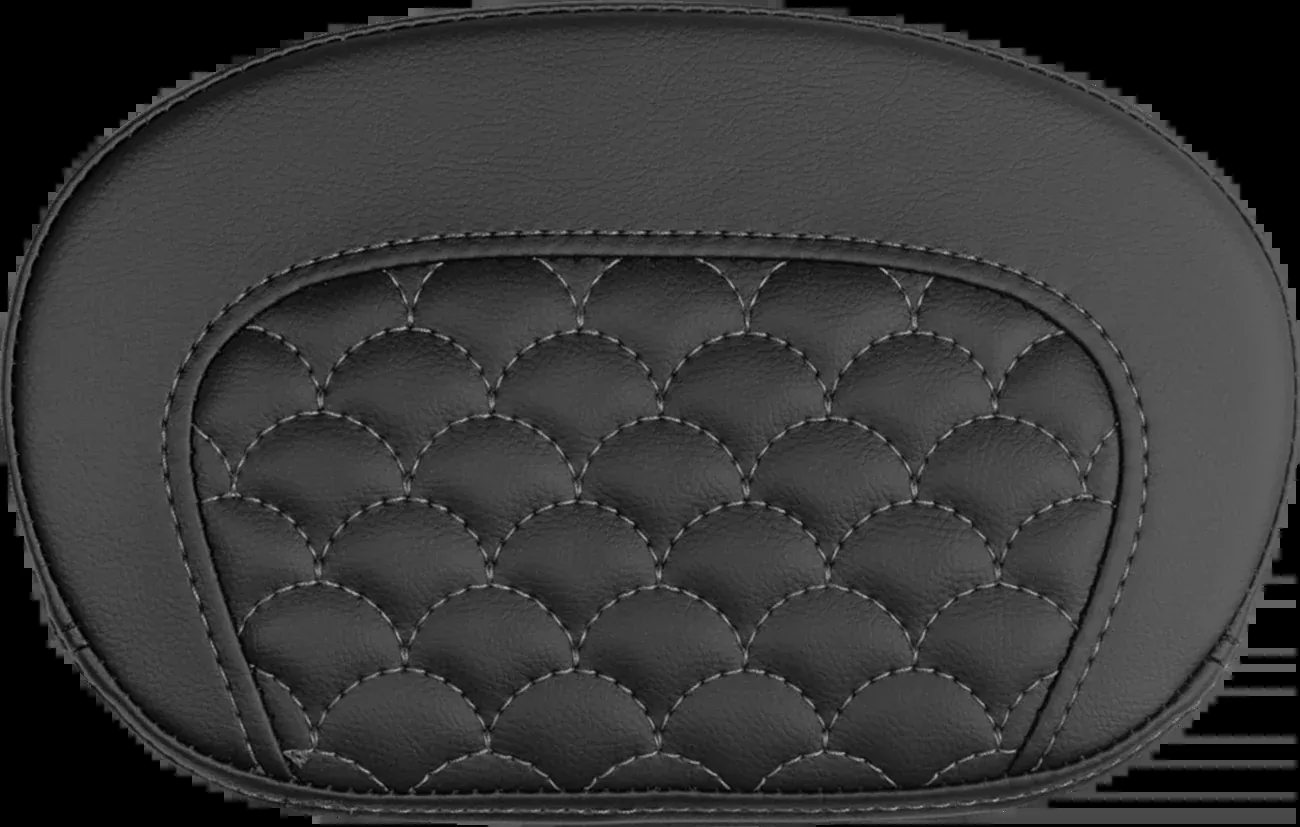 Saddlemen Mini Contour Sissy Bar Pad - Dragon Scale - Gray Stitch - 061020902