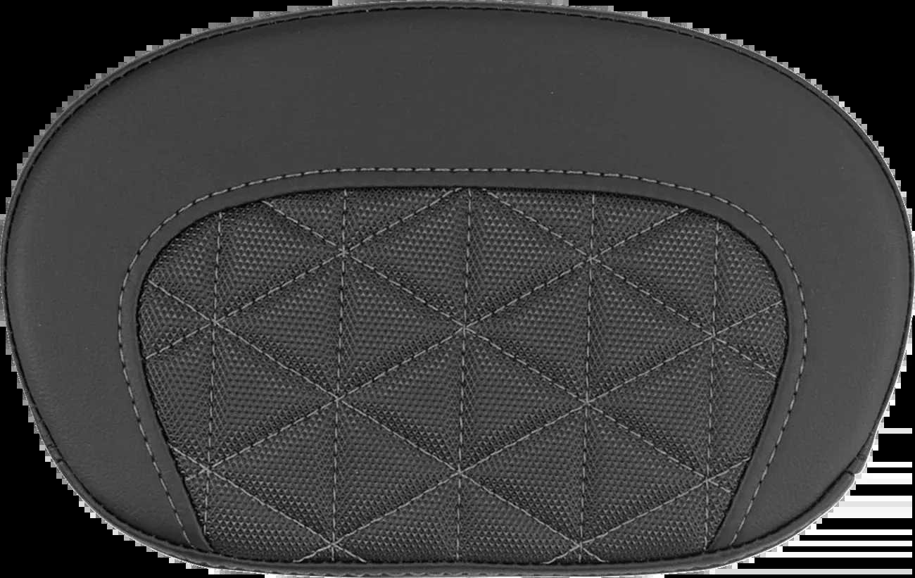 Saddlemen Mini Contour Sissy Bar Pad - Tri-Gripper - Gray Stitch - 061021102