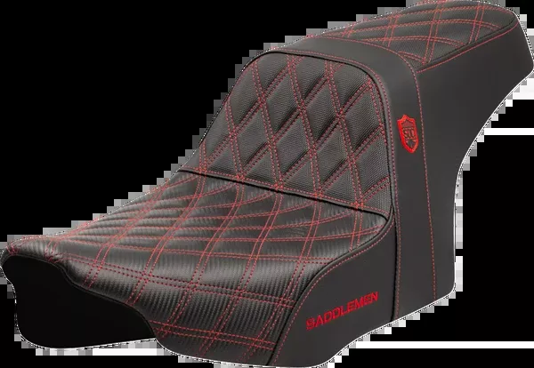 Saddlemen Pro Series SDC Performance Seat - Red Stitching - W/O Backrest - FLT/FLH '23-'24