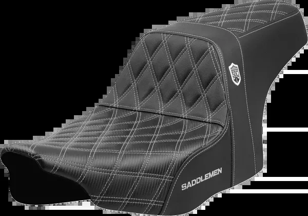Saddlemen Pro Series SDC Performance Seat - Silver Stitching - W/O Backrest - FLT/FLH '23-'24