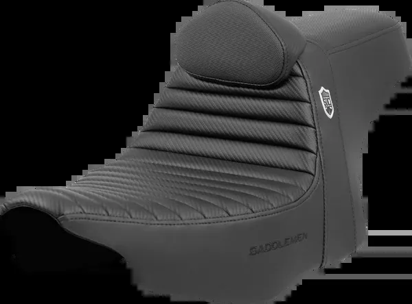 Saddlemen Pro Series SDC Performance Seat – Tuck-N-Roll – W/ Backrest – FLH/FLT ’23-’24