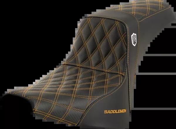 Saddlemen Pro Series SDC Performance Seat - W/O Backrest - Gold Stitch - FXBB/FXST '18-'23